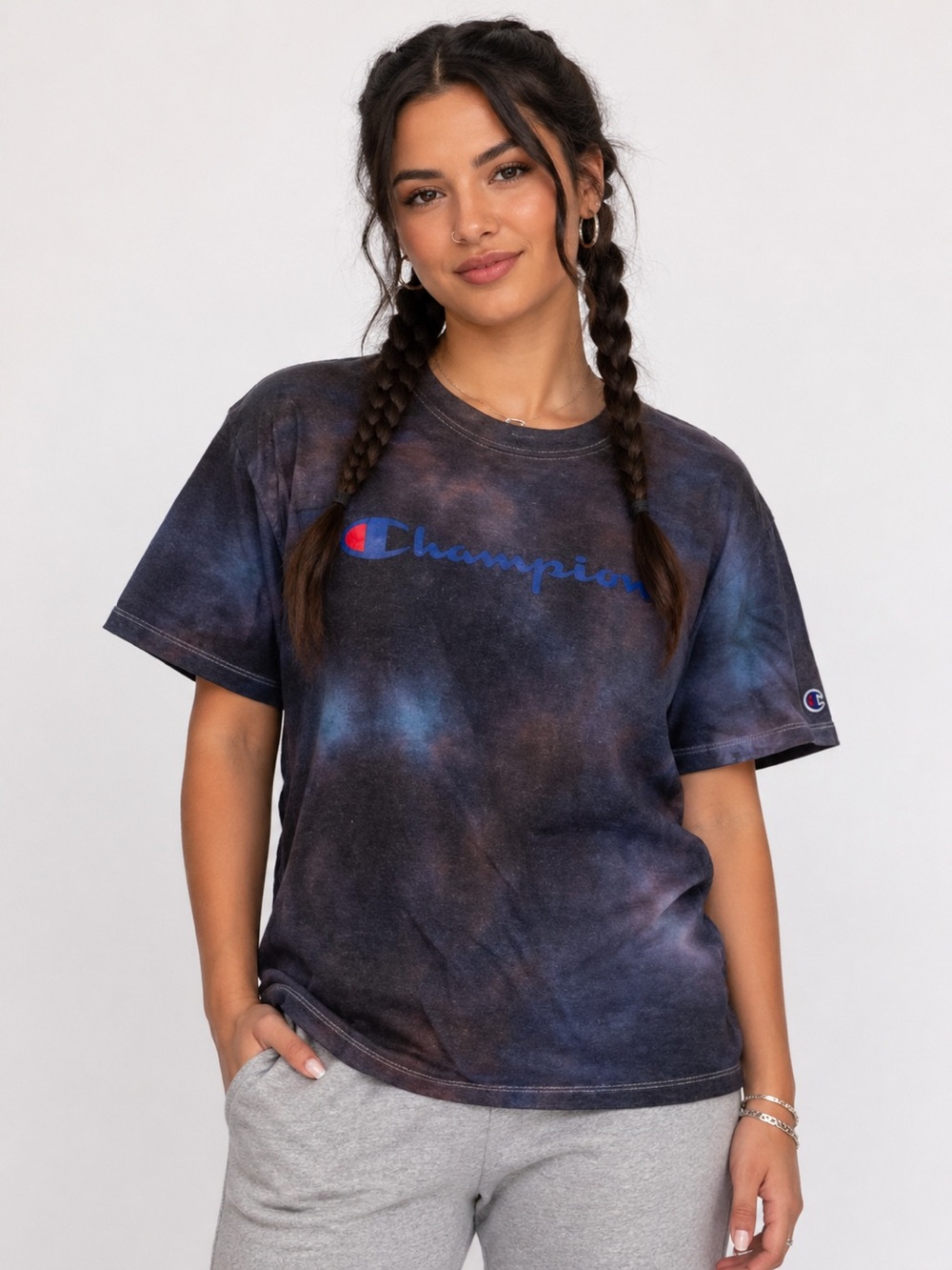 Champion Ice Dyed Tee Large